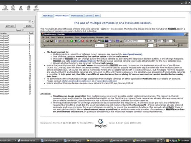 "MexCam.chm” SDK-Dokumentation "MexCam.chm” SDK-Dokumentation