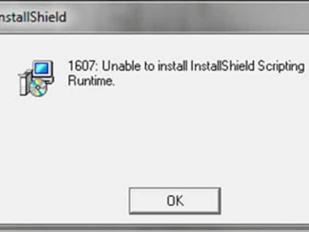 Fehlermeldung während der Software-Installation Fehlermeldung während der Software-Installation